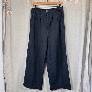 Madewell Harlow Wide Leg Pant Black | Size 6P